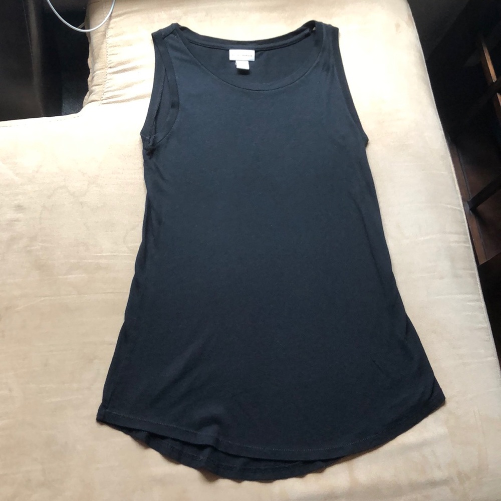 Black tank top